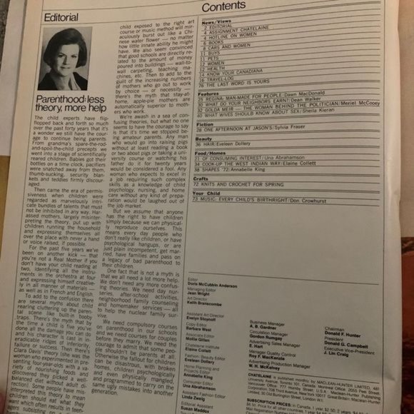 Chatelaine?Magazine?February??1972 - Picture 4 of 4